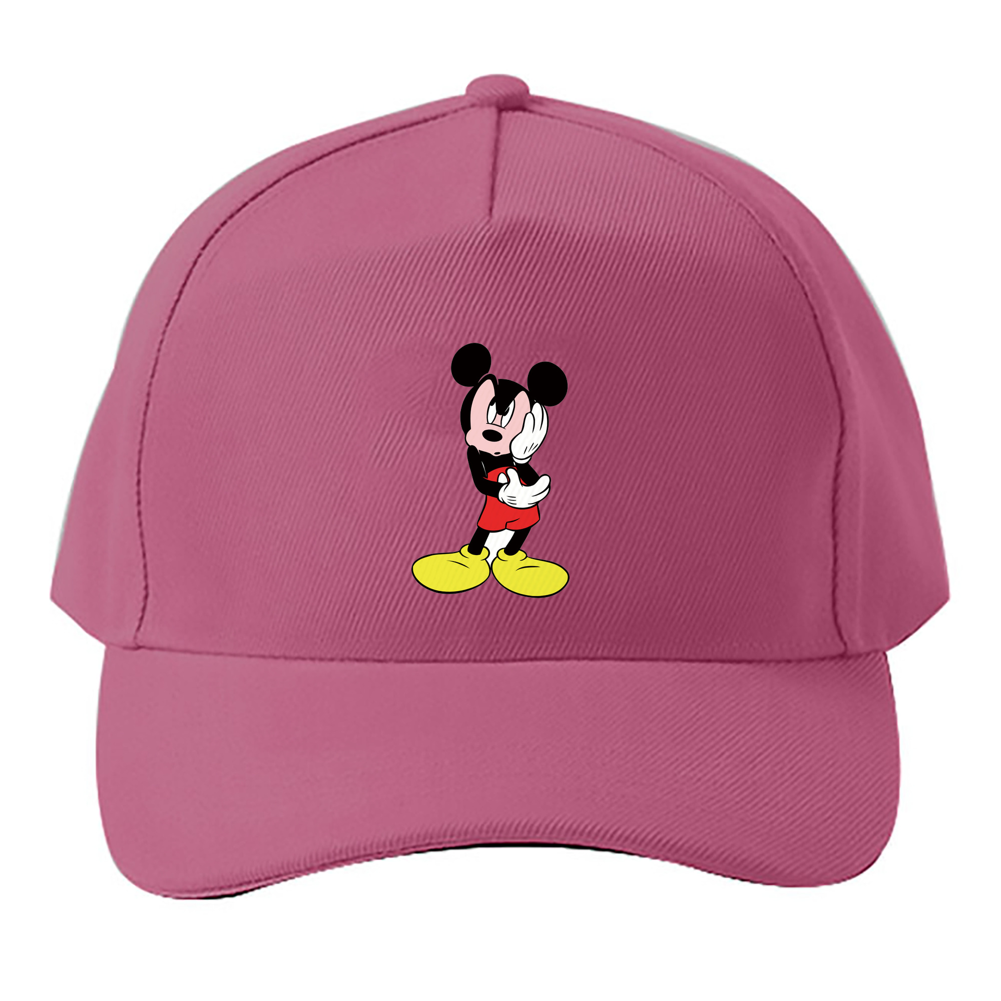 （画像用） ミッキーマウス Mickey Mouse ベースボールキャップ 綿100％ 男女兼用 帽子 スポーツ